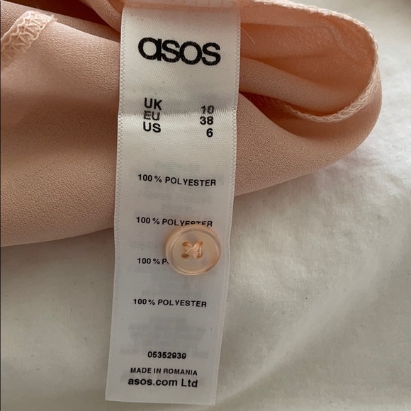 ASOS colorblock pink blouse shirt - Picture 5 of 5